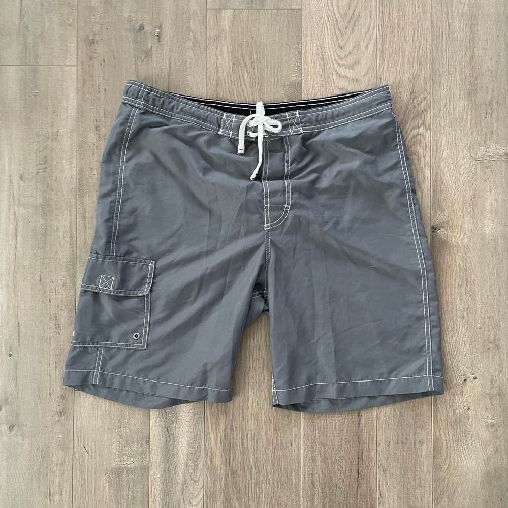 Grey Swim Trunks